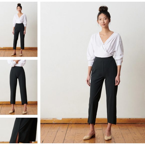 ADAY Pants - Straight Up Dress Pants in Charcoal